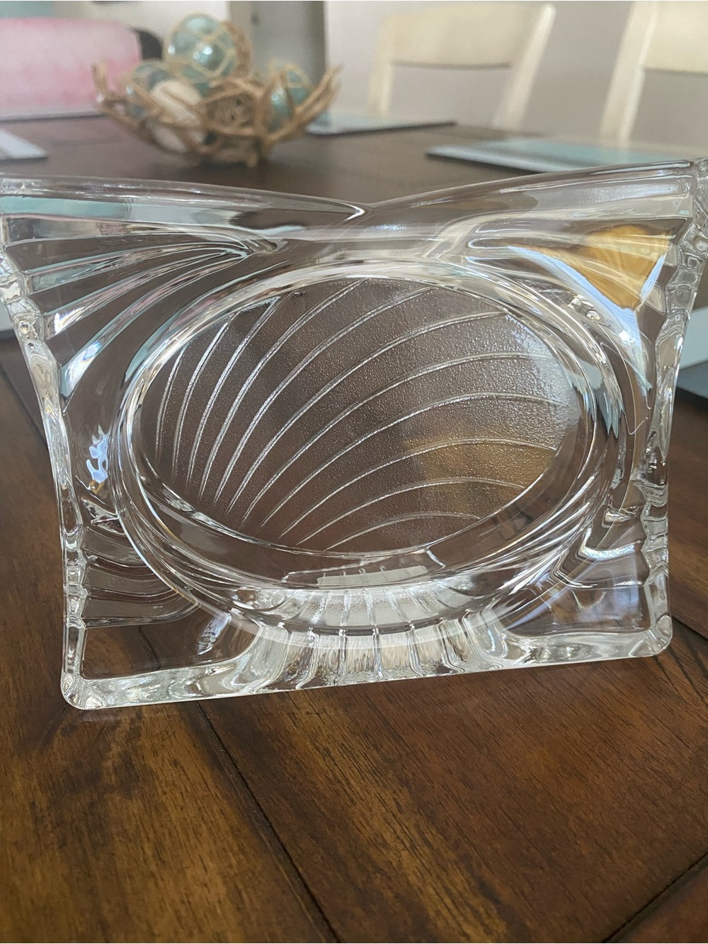 MIKASA Essence Crystal Glass Picture Frame Elegant Home Decor Keepsake Vintage